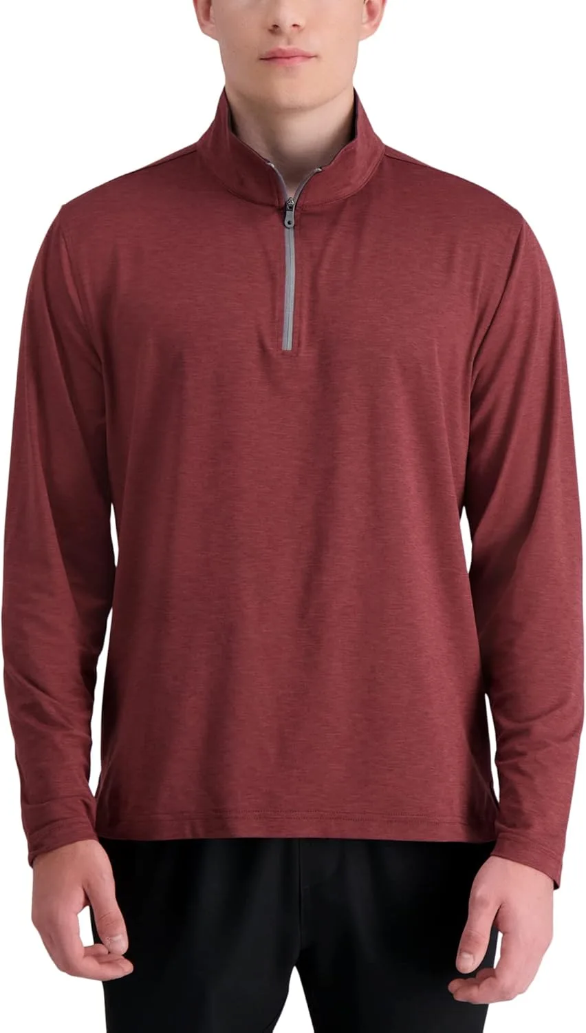

Haglagg Мужская футболка Tech Jersey Stretch Quarter Zip Haggar