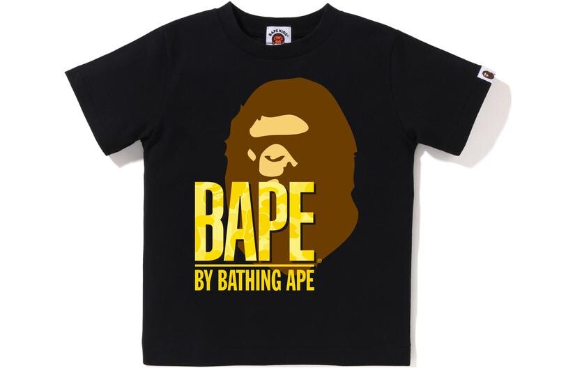 

Детская футболка A Bathing Ape, желтый