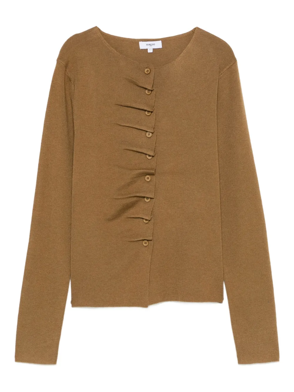 

Кардиган на пуговицах Gamira Suncoo, коричневый