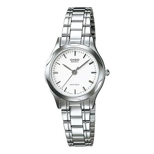 

Часы CASIO Stainless Steel Strap Quartz Waterproof Silver Analog, цвет silver