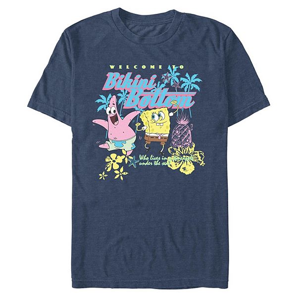 

Футболка с принтом Spongebob Squarepants Welcome to Bikini Bottom Nickelodeon