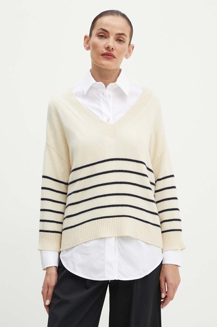 

Кашемировый свитер Weekend Max Mara, бежевый