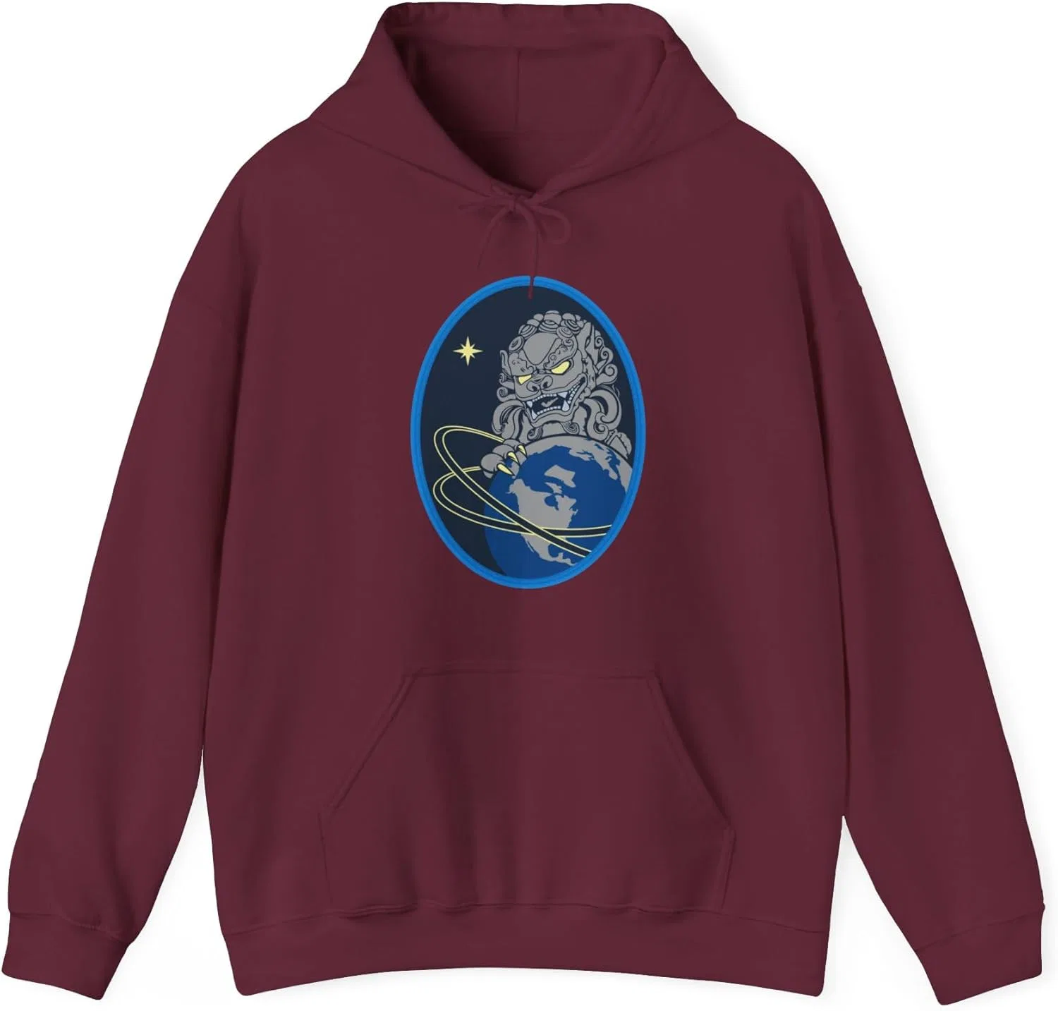 Толстовка 3 Test and Evaluation Squadron (U.S. Space Force) GENERIC, бордовый
