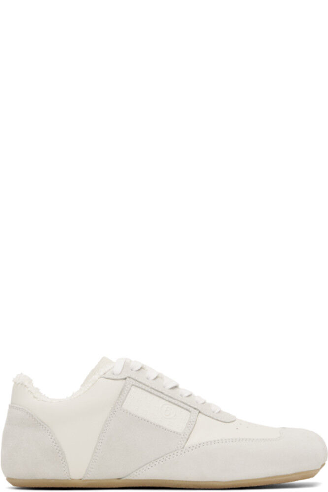 

Белые и серые анатомические кроссовки MM6 Maison Margiela