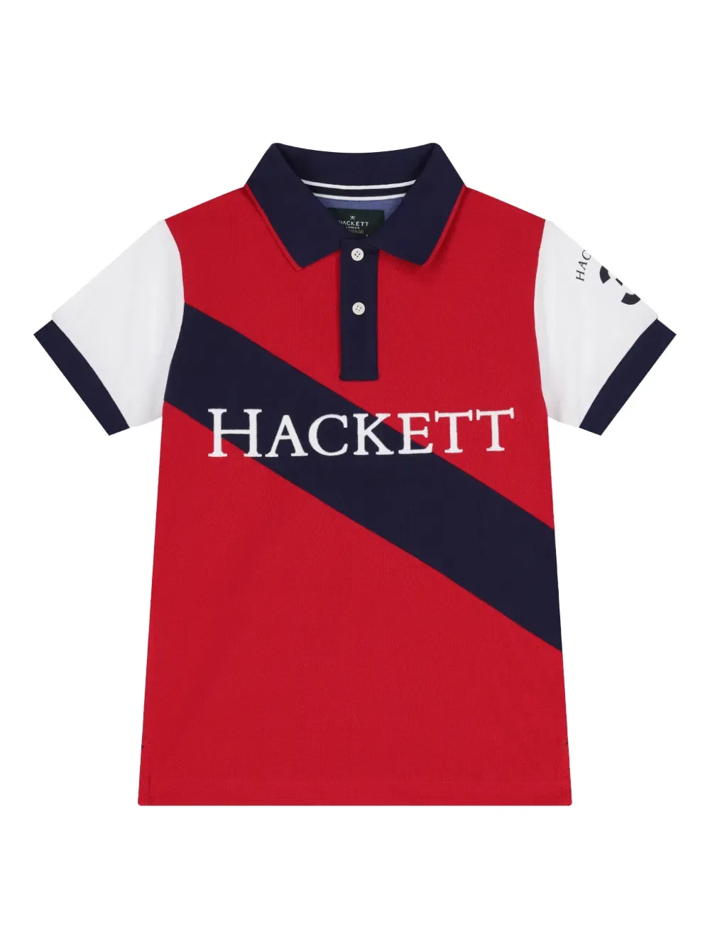 Поло с логотипом Hackett Kids, красный