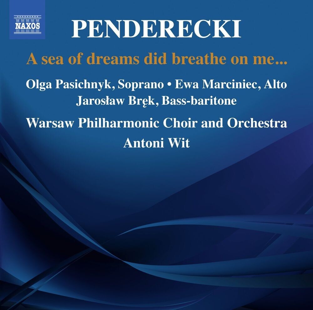 

Диск CD Penderecki: A Sea Of Dreams Did Breath On - Krzysztof Penderecki