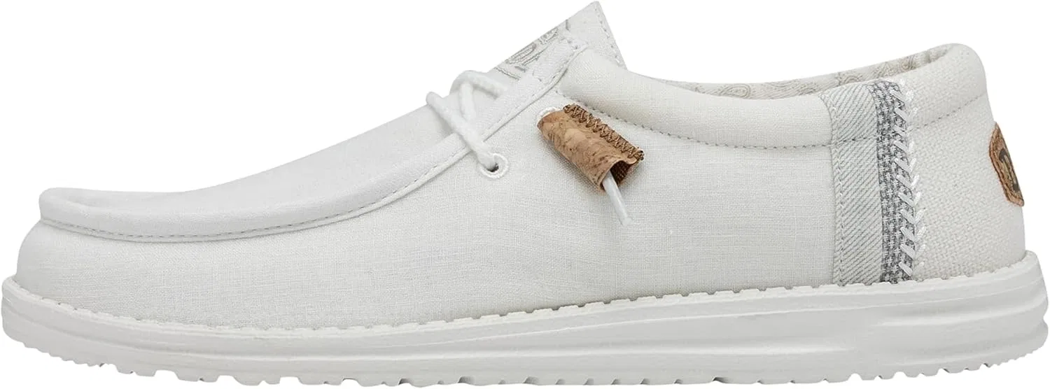 HEYDUDE - Мужские слипоны Wally Break Stitch Wally, White