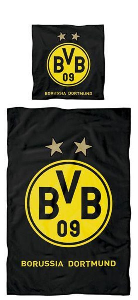 

Постельное белье BVB Borussia Dortmund Linon, пододеяльник, 2 предмета, 135 х 200 см, наволочка 80 х 80 см, логотип