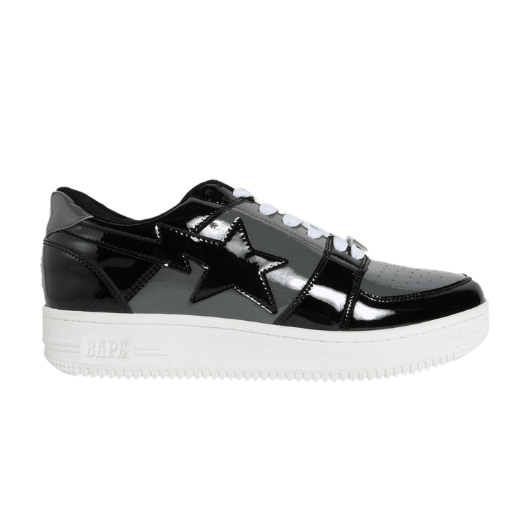

Кроссовки BAPE Bapesta Low 'Black Grey', черный