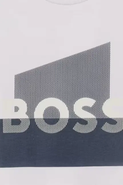 Футболка хлопковая BOSS, белый — фото 3