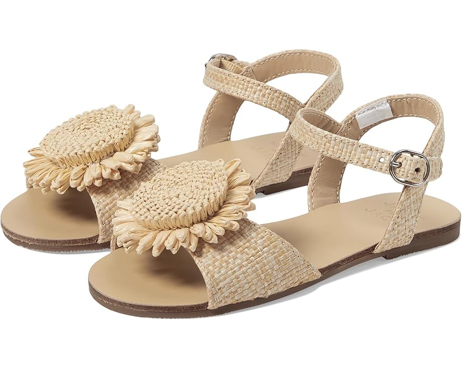 

Сандалии Janie and Jack Straw Flower Espadrille, разноцветный