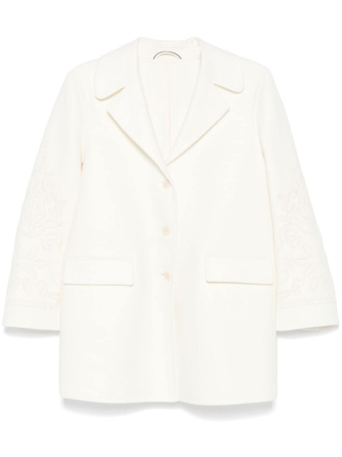 

Ermanno Scervino пальто Монопетто, белый