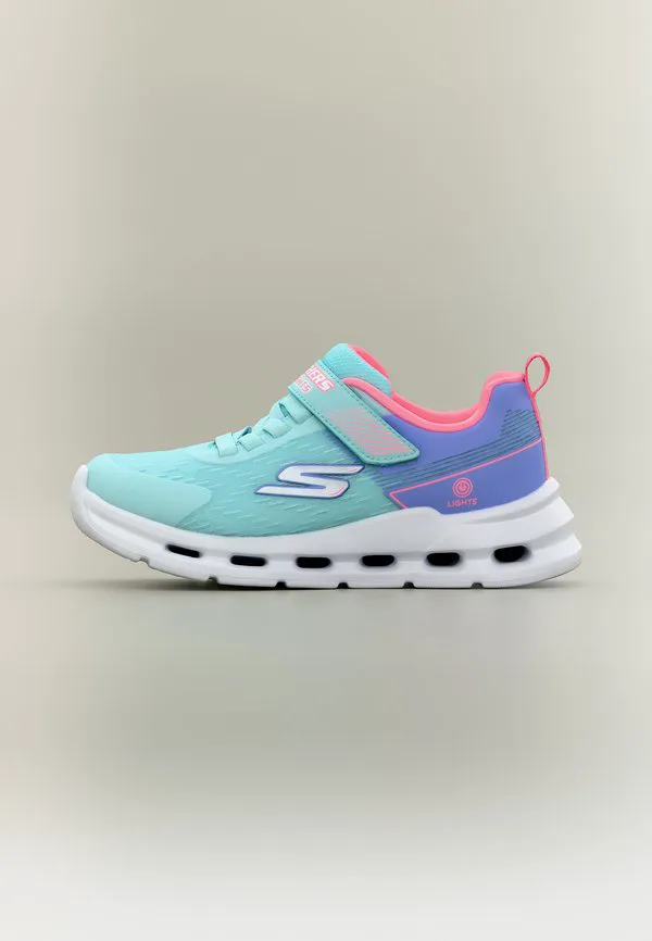 Кроссовки glide step lights Skechers, Aqua/Multi-Coloured