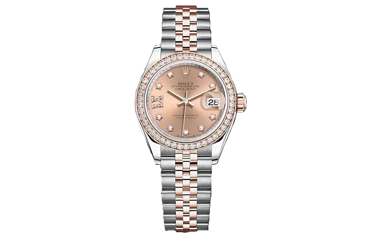 

ROLEX Женские часы Log Series с автоподзаводом, механический механизм, 28 мм, циферблат gold