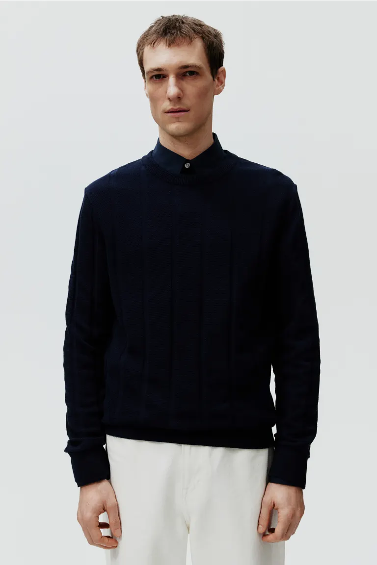 

Облегающий свитер H&M, синий