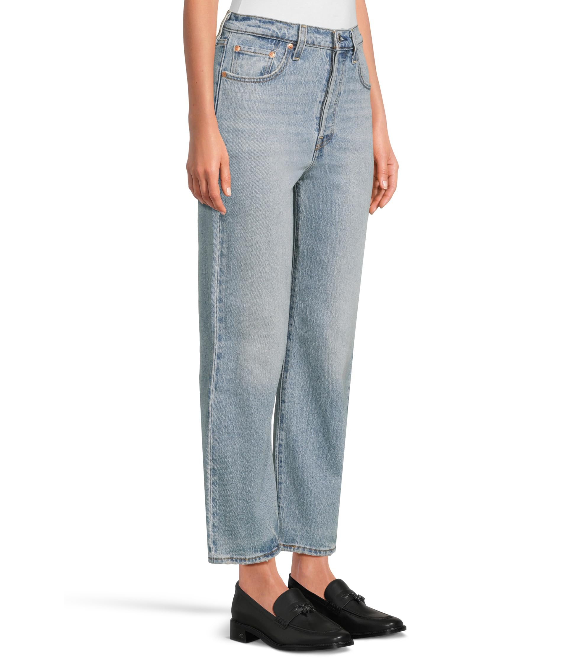 Джинсы Levi's Premium Ribcage Straight Ankle, цвет Let's Share — фото 2