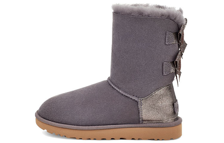 Ботинки зимние UGG Bailey с двойным бантиком, лиловый