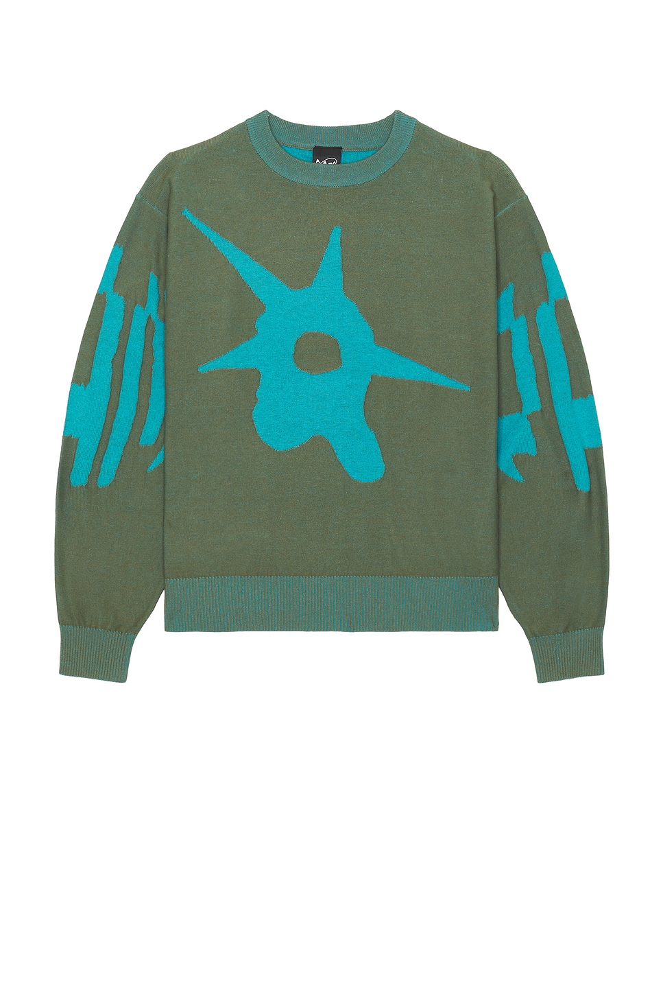 

Свитер с круглым вырезом Kuu P.A.M. Perks And Mini, green & blue
