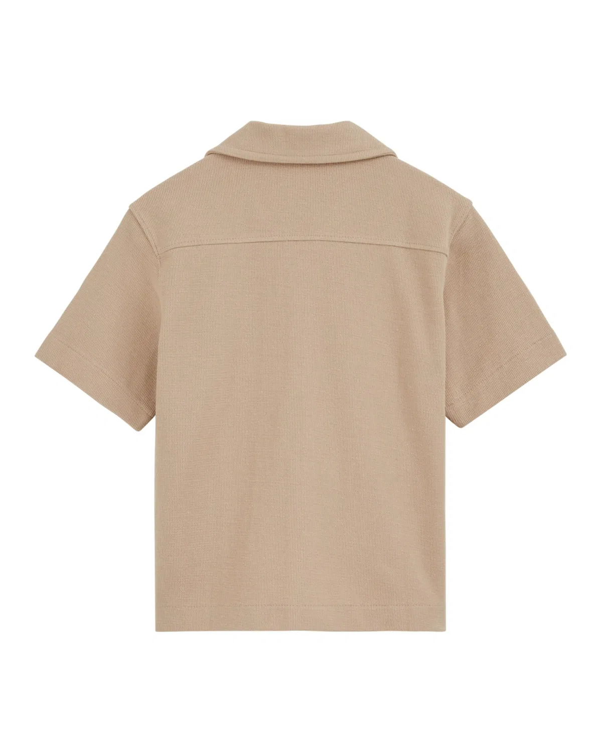 Рубашка на пуговицах стандартного кроя We Fashion, Beige — фото 2