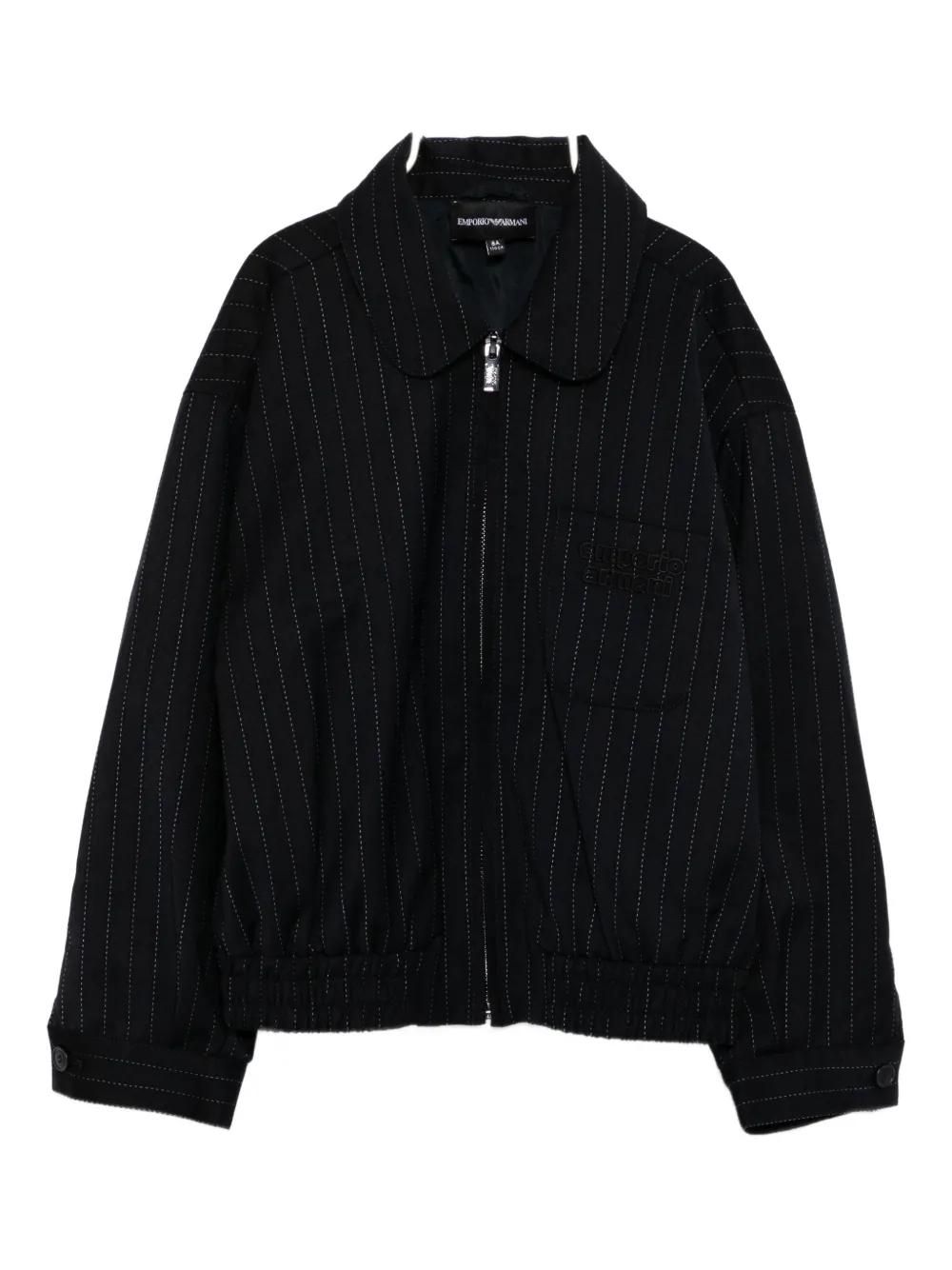 

Куртка с вышитым логотипом Emporio Armani Kids, синий