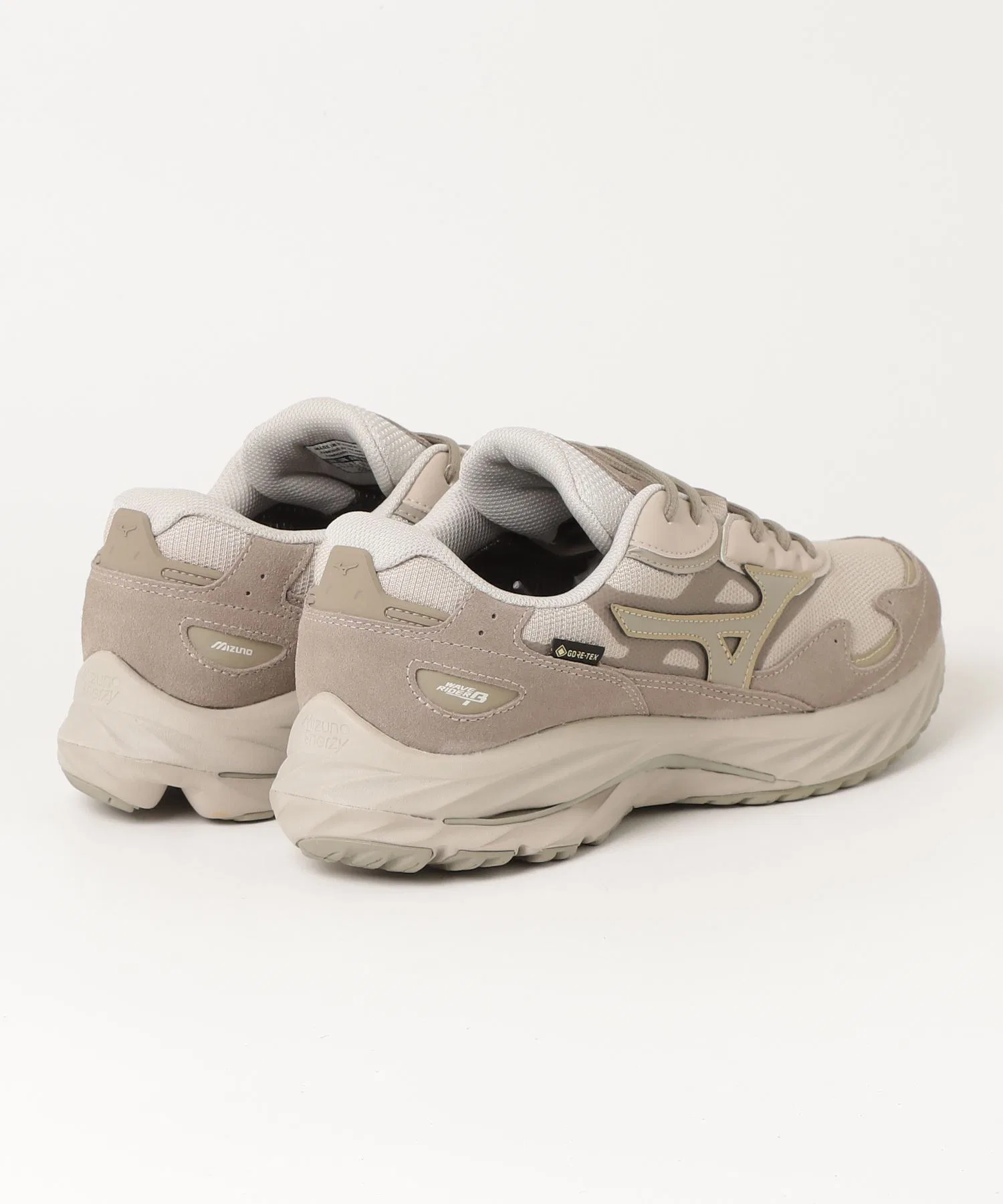 Унисекс кроссовки MIZUNO WAVE RIDER GTX бежевые — фото 2
