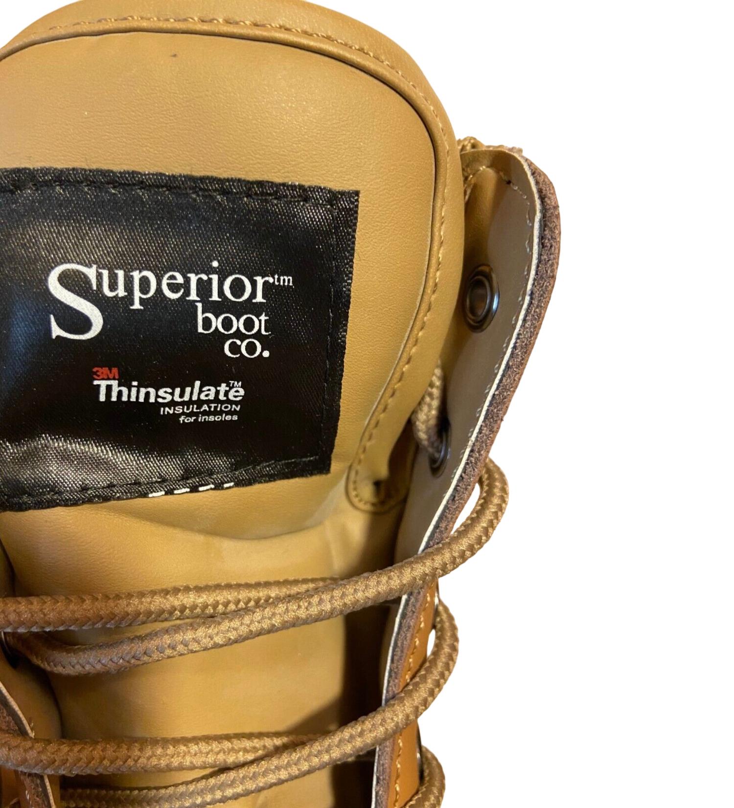 Женские ботинки Duck Boot с 5 люверсами коричневого цвета Superior Boot Co. — фото 4