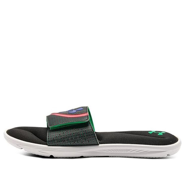 

Тапочки ignite 6 graphic strap slide 'black cerise' Under Armour, черный