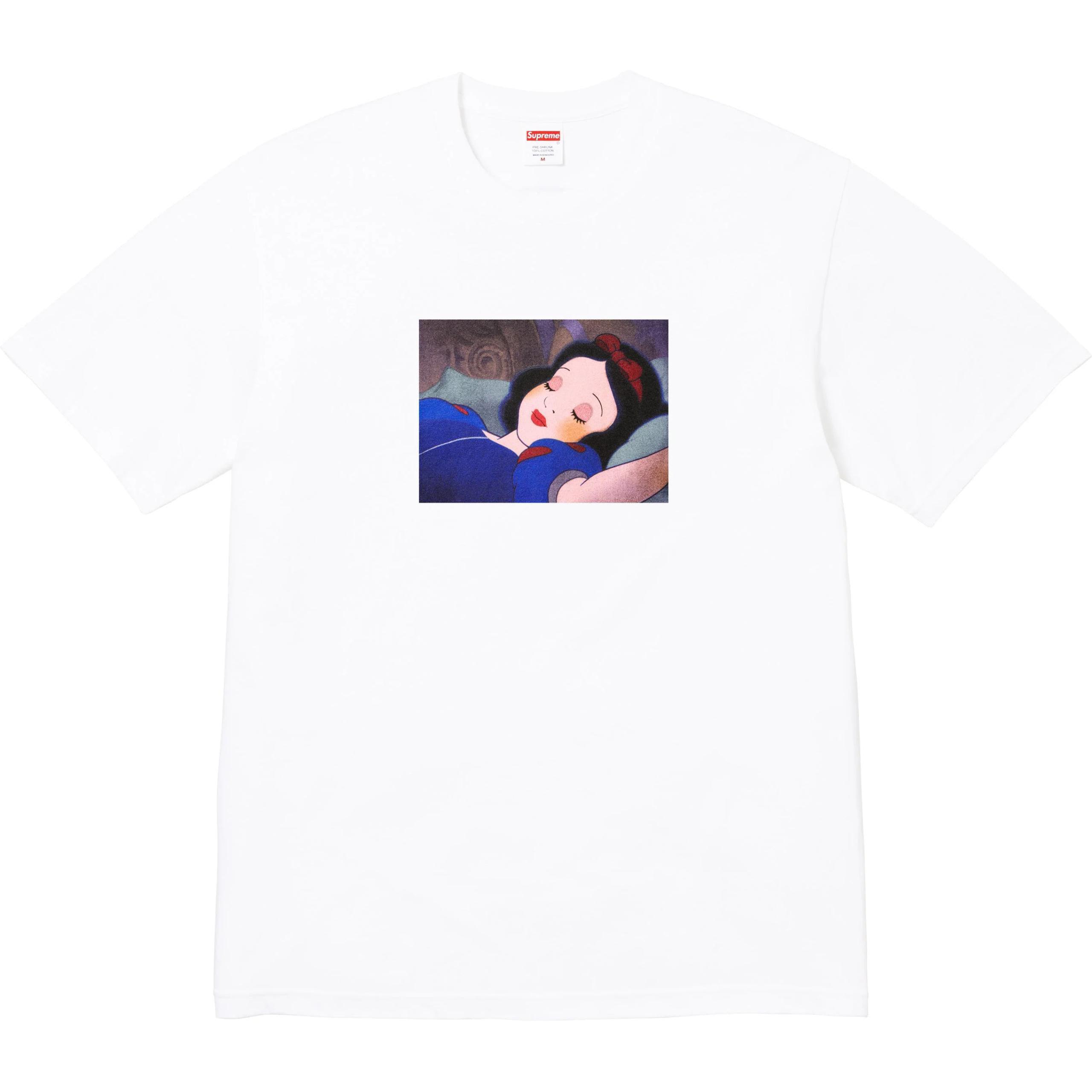 

Снежная футболка Supreme, черный