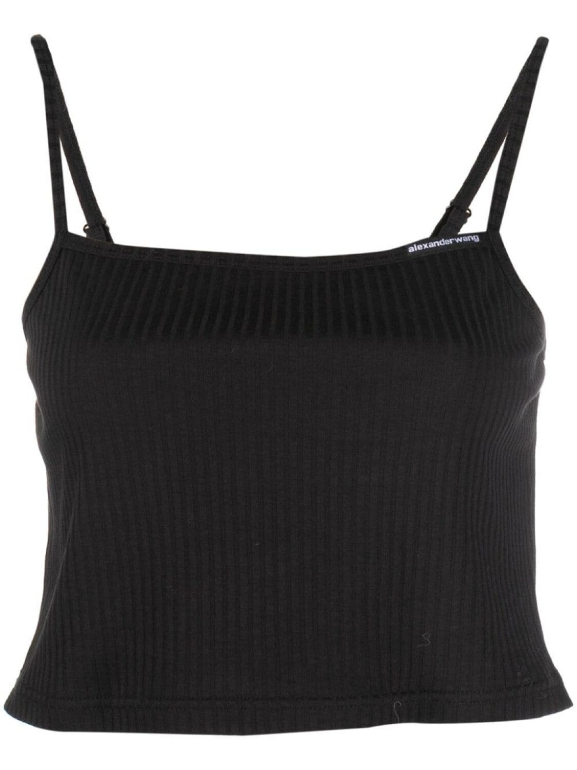 

Alexander Wang укороченный топ в рубчик, черный