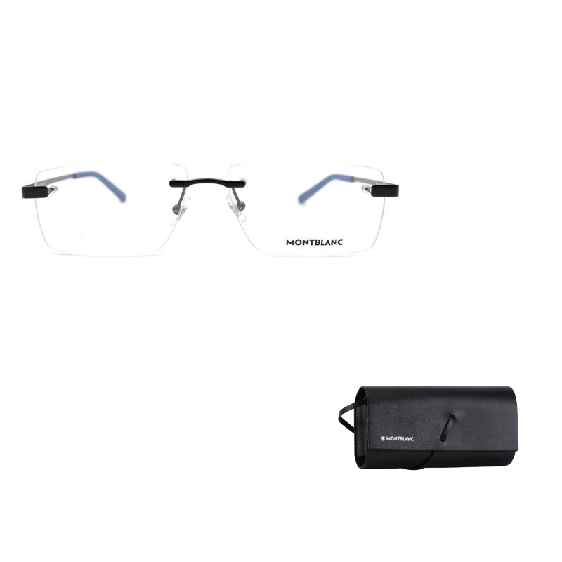 

MONTBLANC Двухцветные очки квадратной формы, Black