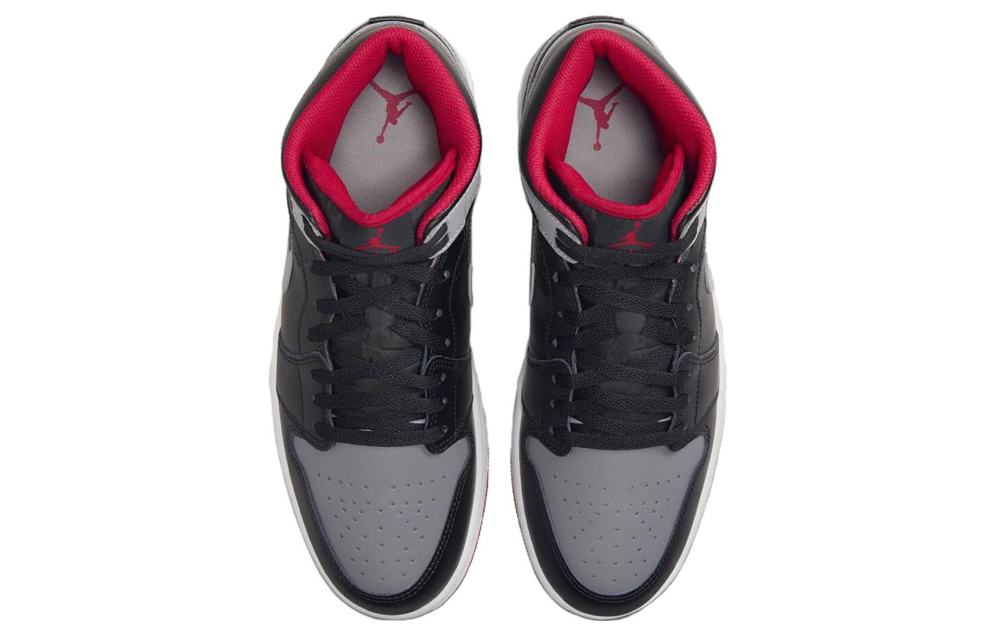 Jordan Air Jordan 1 Vintage Баскетбольные кроссовки мужские, Серый/Черный — фото 4