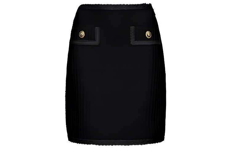 

SS23 Повседневная короткая юбка женская черная PINKO