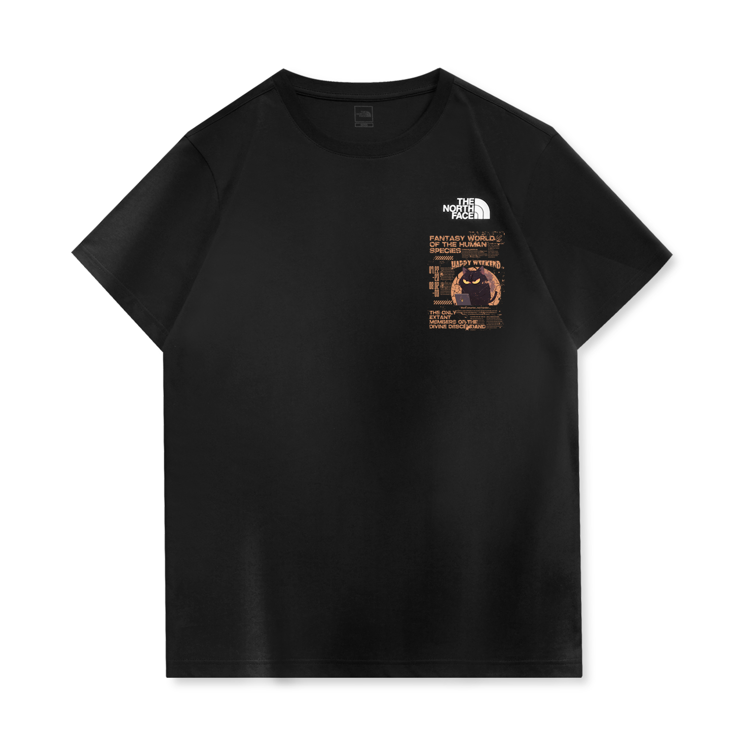 

THE NORTH FACE Футболка унисекс черная, Черный, THE NORTH FACE Футболка унисекс черная