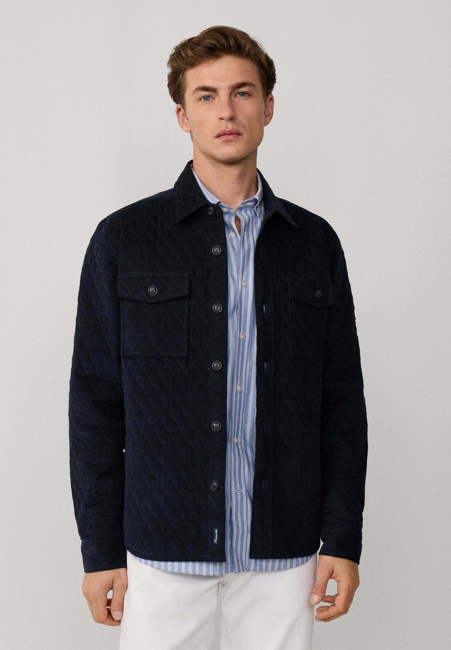 

Куртка Façonnable REGULAR FIT QUILTED CORDUROY, Marine Blue/Dark Blue
