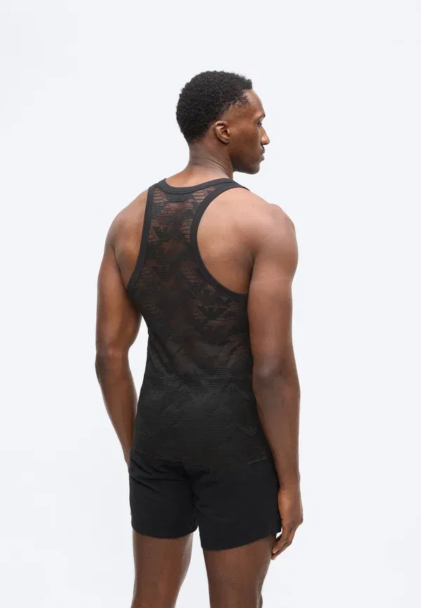 Футболка Emporio Armani Vest, черный — фото 4