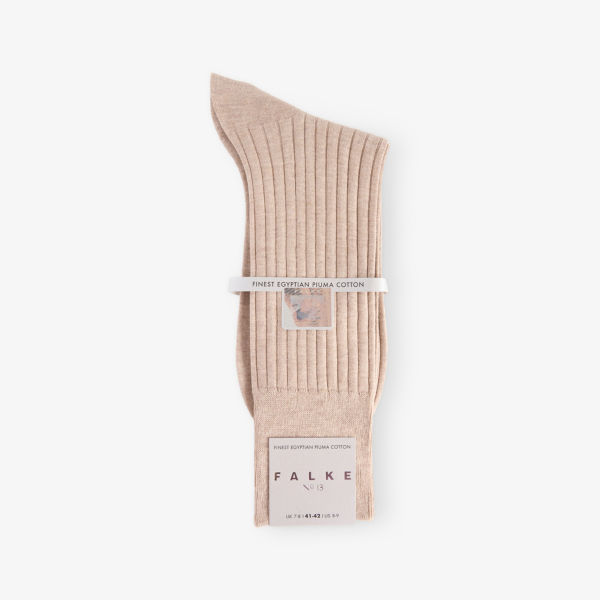

Носки No. 13 из хлопковой смеси, длина до середины икры Falke, цвет wheat mel.