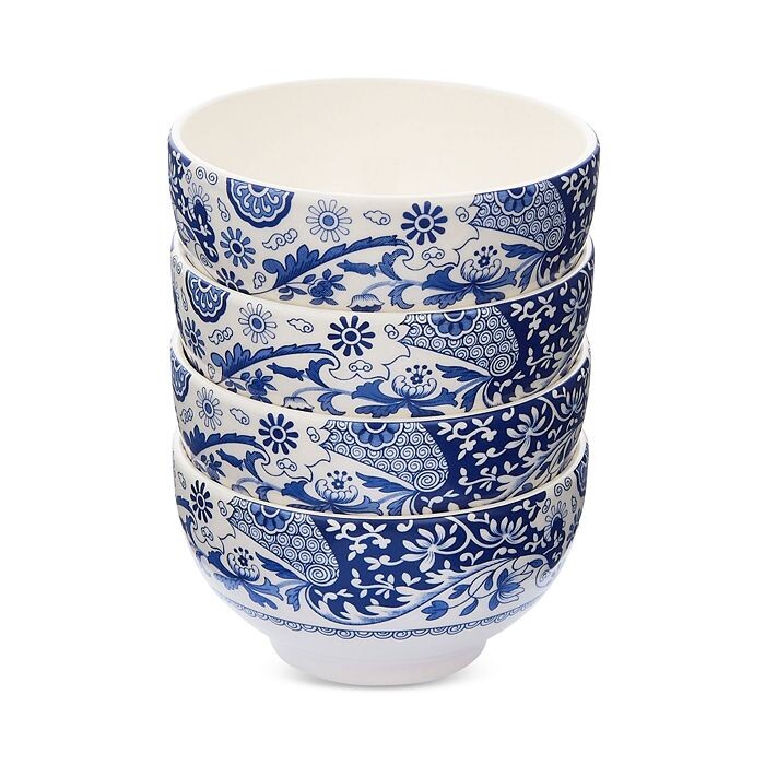 

Миска Spode Blue Italian Brocato 4,3 дюйма, набор из 4 шт, синий