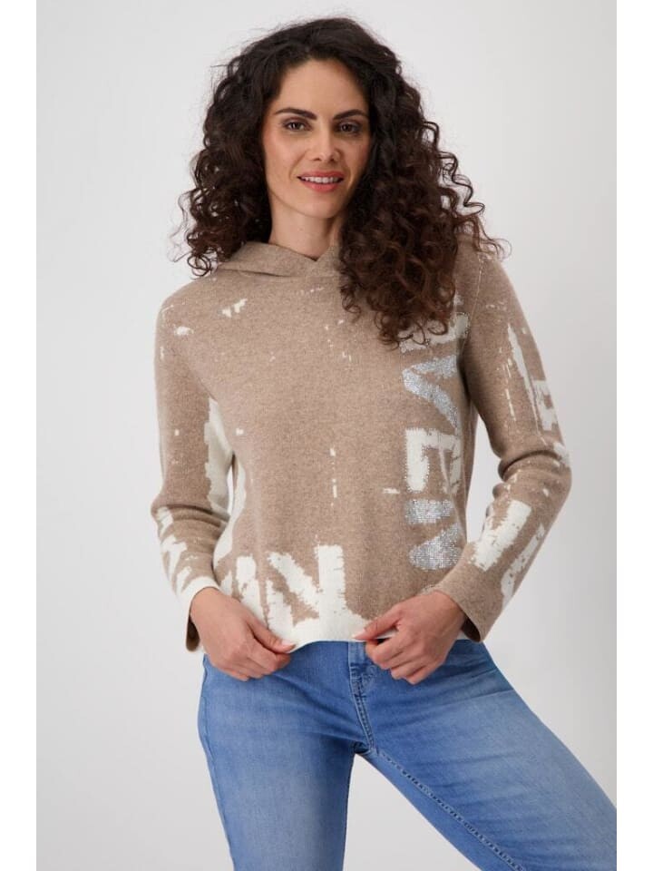 

Пуловер monari Pullover, цвет milk chocolate gemustert