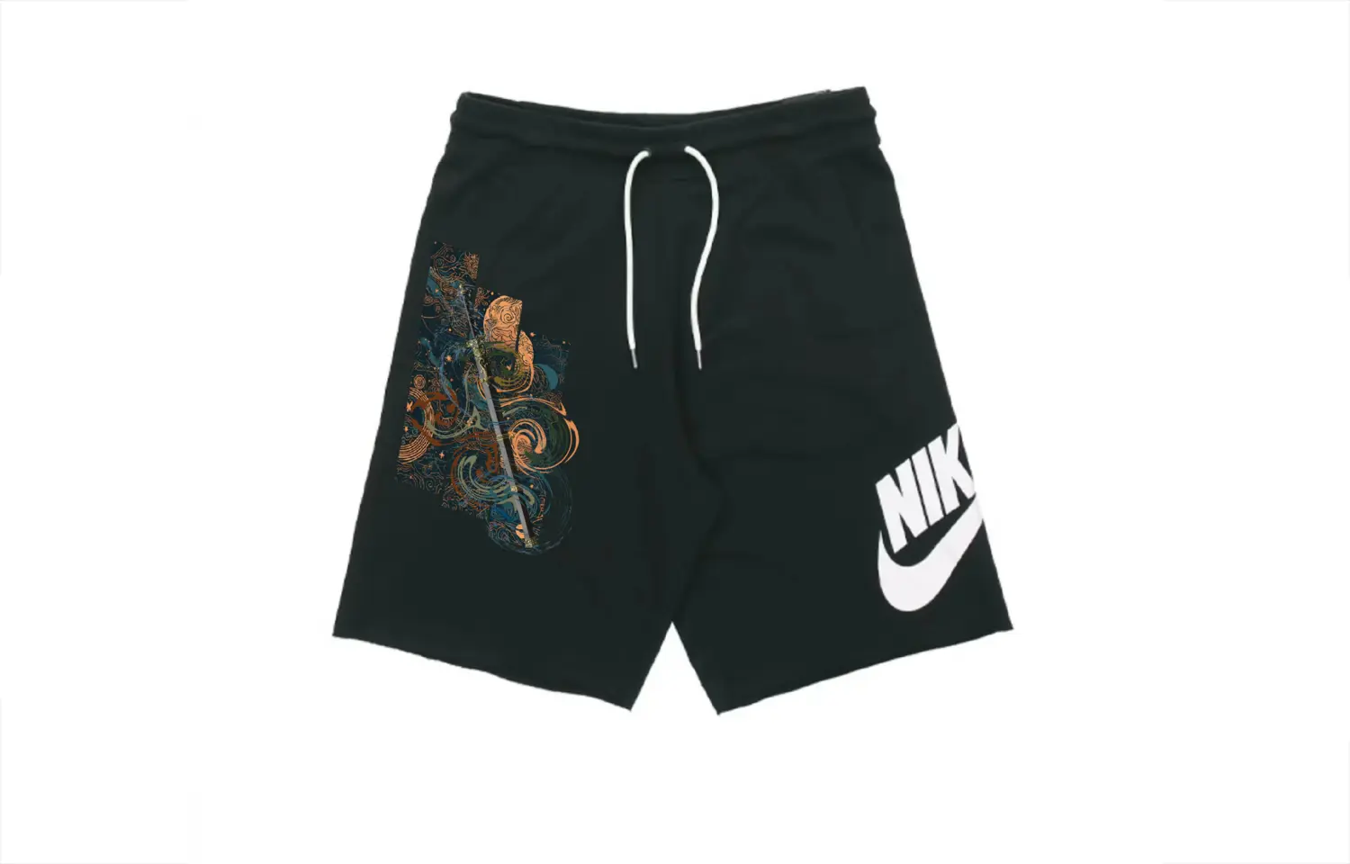 

Повседневные шорты мужские черные Nike, черный