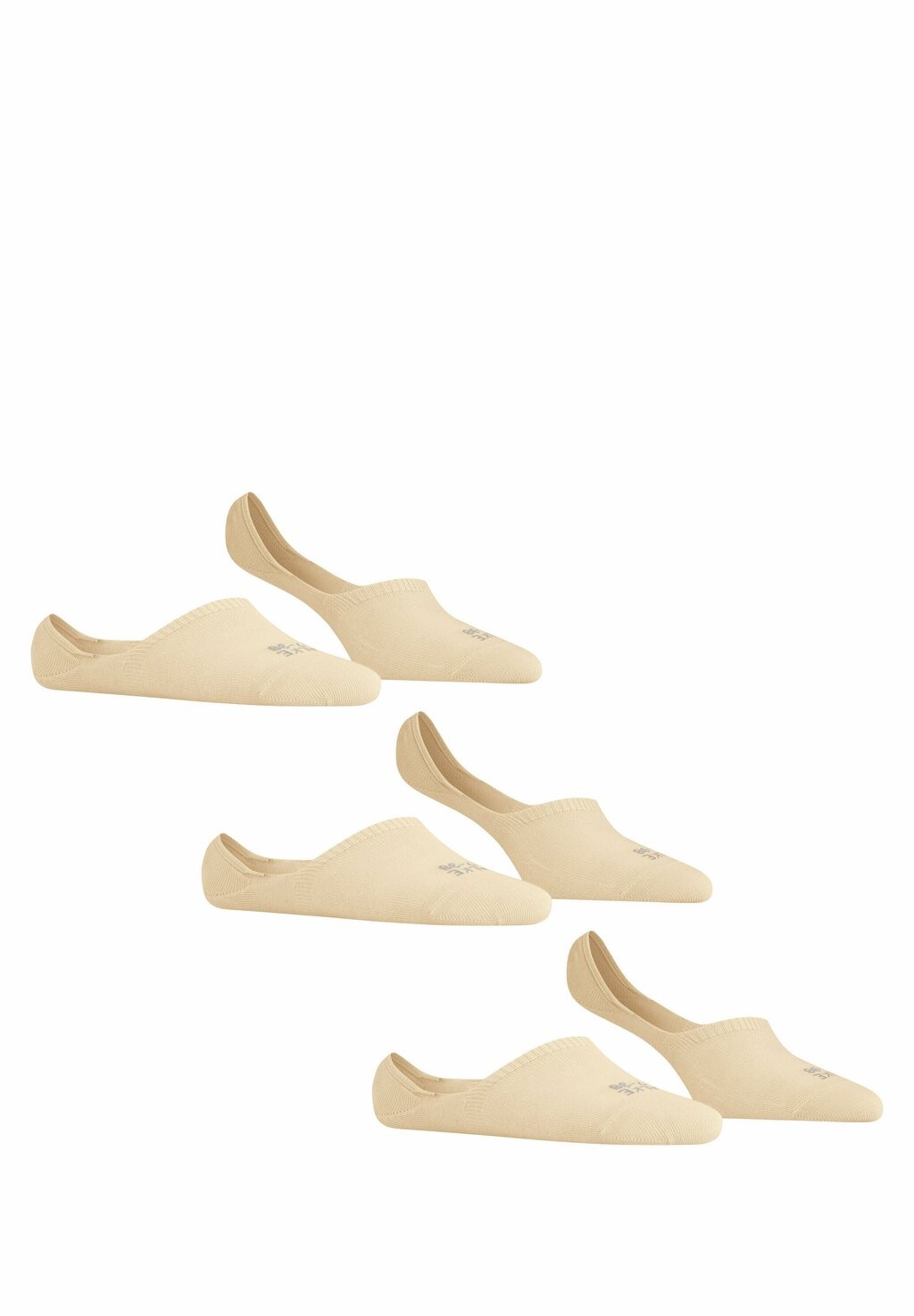 

Носки для тренировок STEP 3-PACK INVISIBLES HIDDEN IN SHOE FALKE, бежевый
