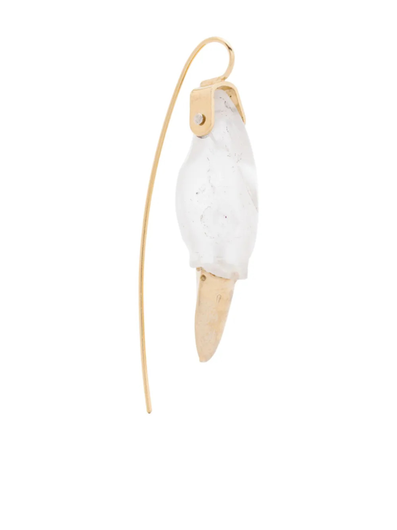 

BEATRIZ PALACIOS серьга Beak Swan, золотой