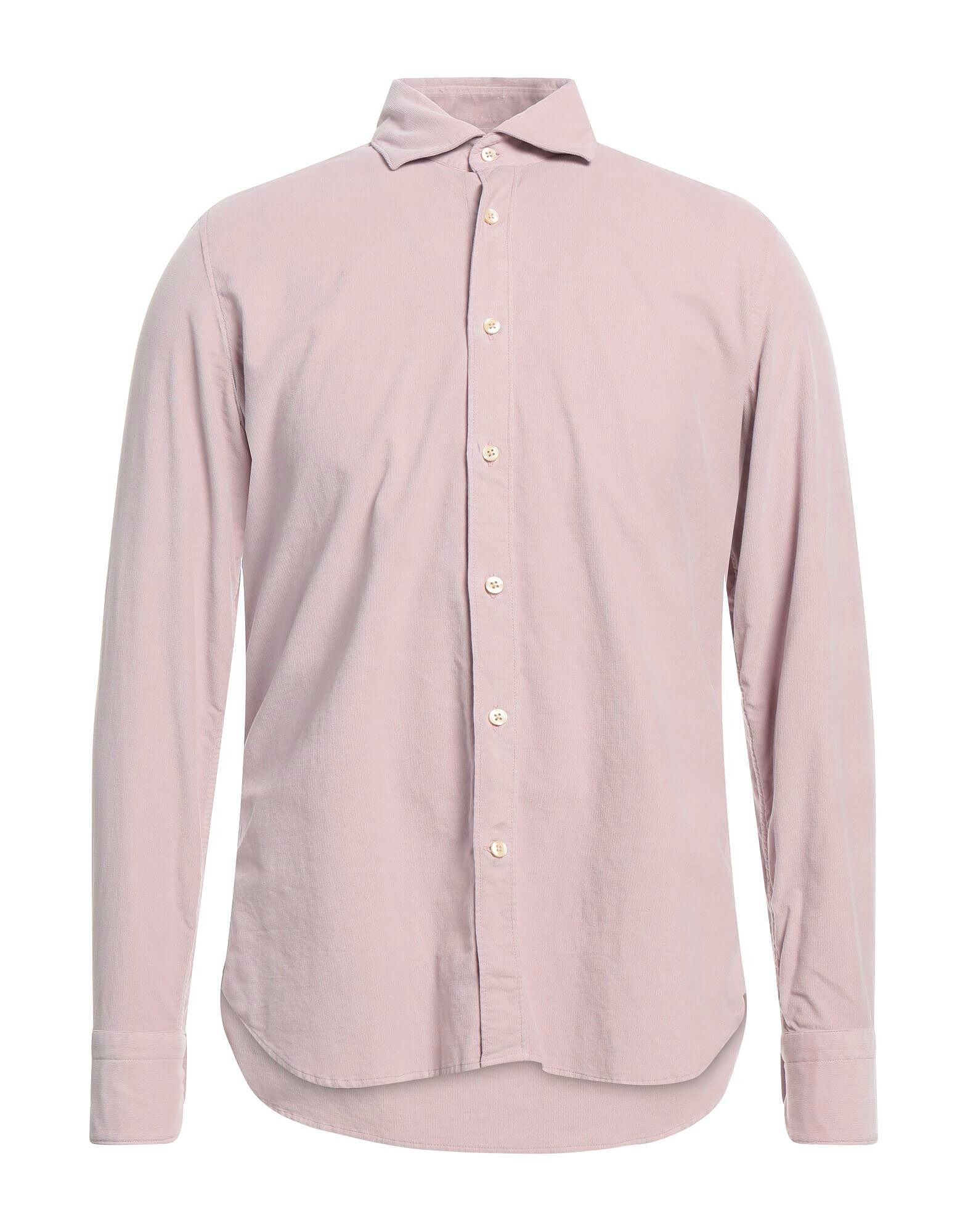 

Рубашка Tintoria Mattei 953, пыльно-розовый