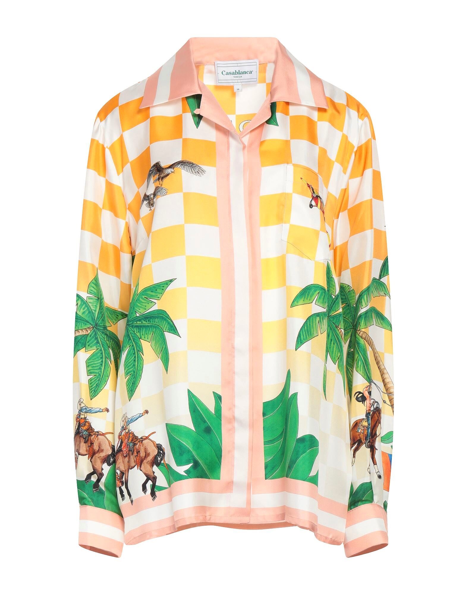 

Рубашка Casablanca, мандариновый
