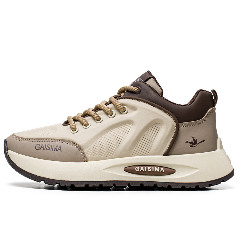 

Bull charm Низкие повседневные мужские туфли бежево-серые, цвет Beige Gray