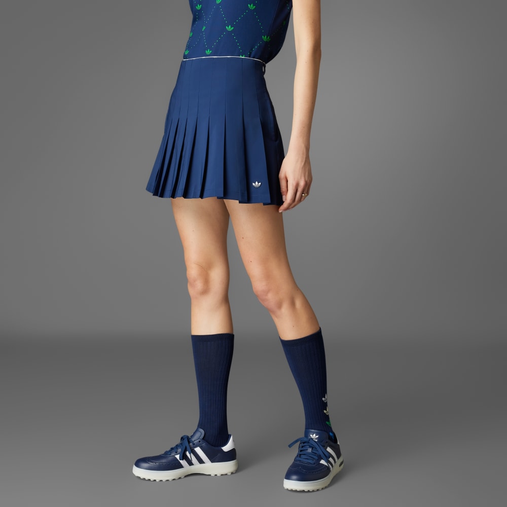 

Юбка Adidas Originals Pleated Skort, темный индиго