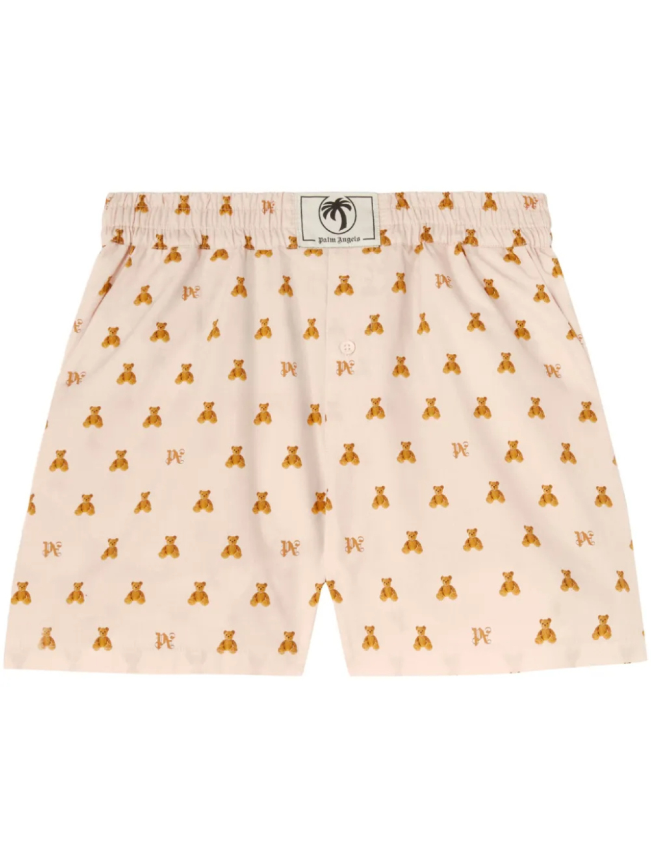 

Palm Angels шорты Mini Bear Monogram, розовый