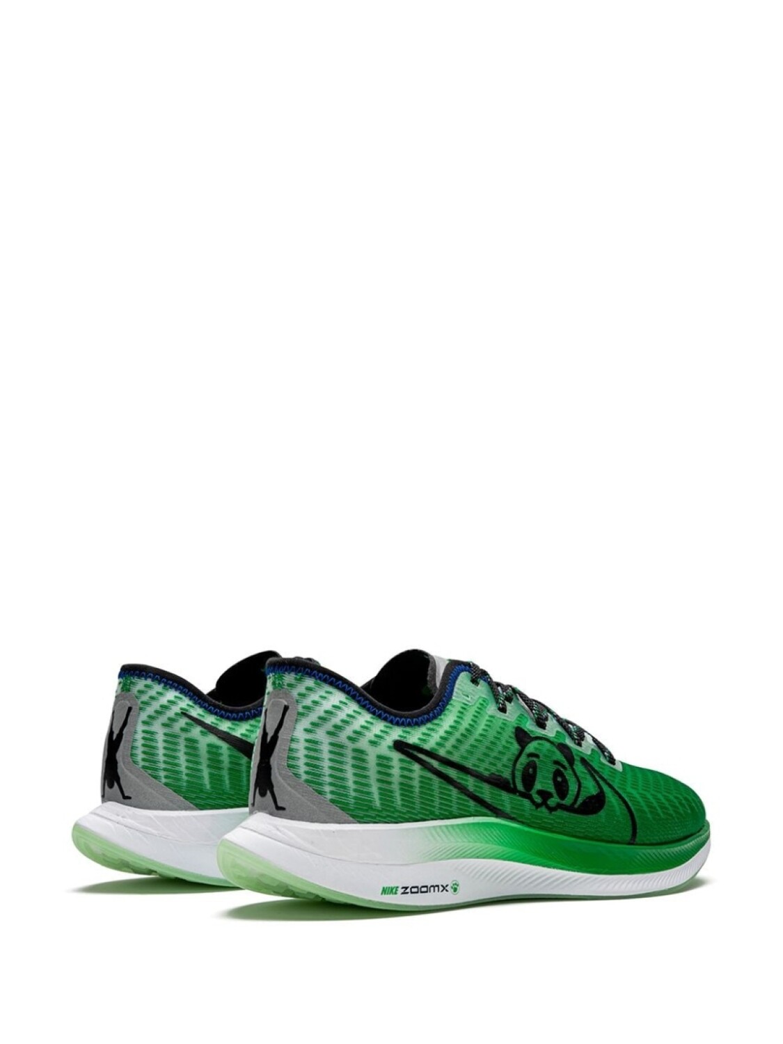 Кроссовки 2019 Zoom Pegasus Turbo 2 из коллаборации с Doernbecher Nike, зеленый — фото 3