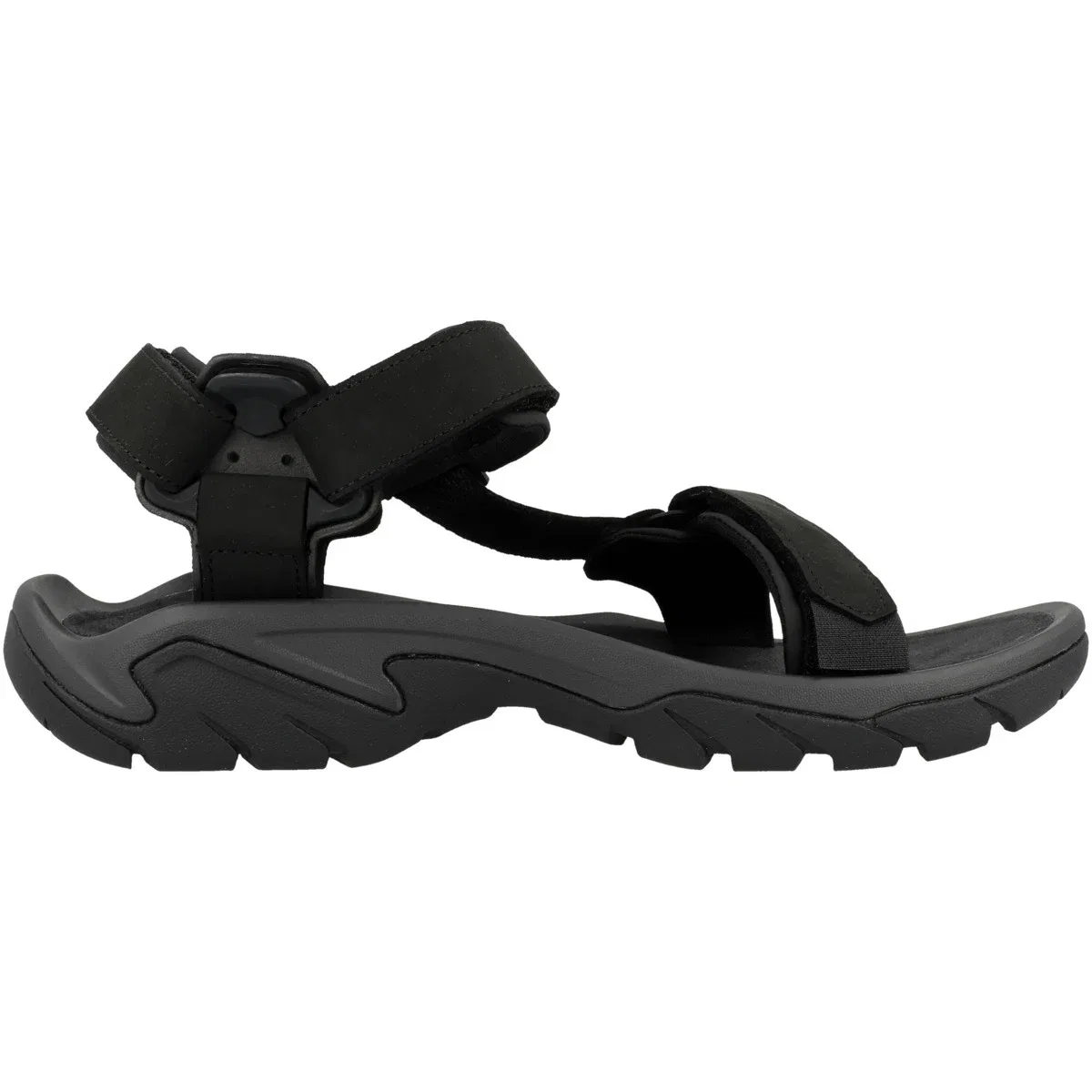 Сандалии треккинговые Terra Fi 5 Universal Leather, Teva, черный — фото 3