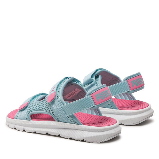 Сандалии Puma Evolve Sandal Jr 390449 09 Turquoise Surf-Fas, бирюзовый — фото 3