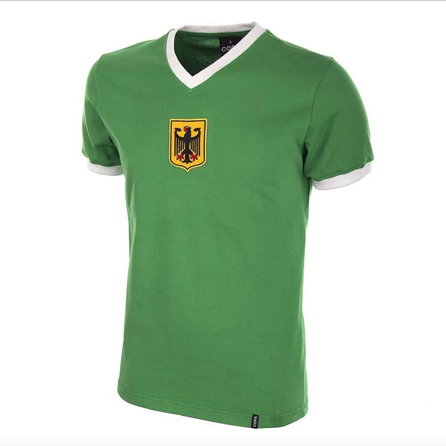 

COPA FOOTBALL Мужская ретро-футболка – Германия 1970 – зелёная